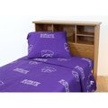 College Covers College Covers KSUSSQU Kansas State Printed Sheet Set Queen- Solid KSUSSQU